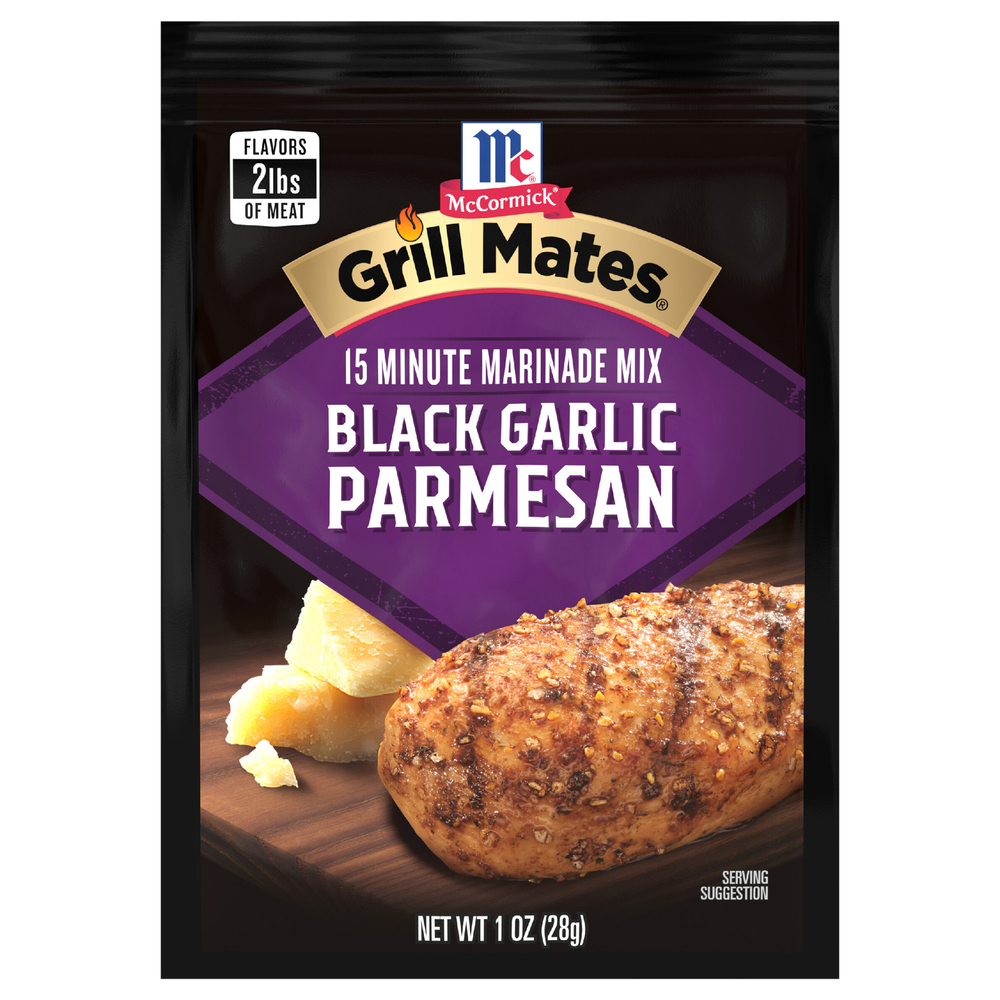 McCormick Grill Mates Grill Mates Black Garlic Parmesan 3 in 1 Seasoning Mix
