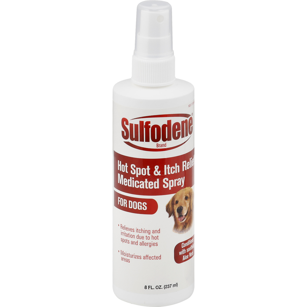 Sulfodene Medicated Spray Hot Spot Itch Relief for Dogs
