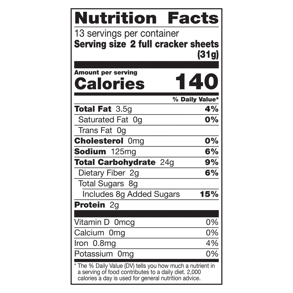 Annie's Graham Crackers, Organic, Honey GrahamsNutritionFacts