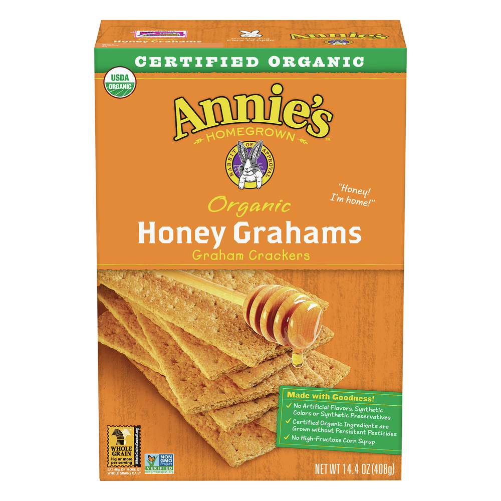Annie's Graham Crackers, Organic, Honey GrahamsMain