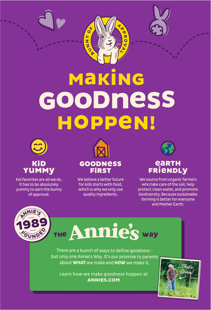 Annie's Graham Crackers, Organic, Honey GrahamsPlanogramBack