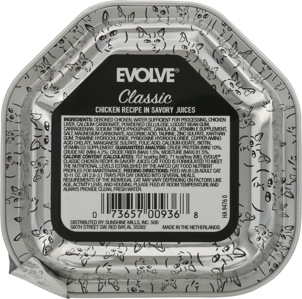 Evolve Classic Crafted Meals Chicken Recipe in Savory Juices