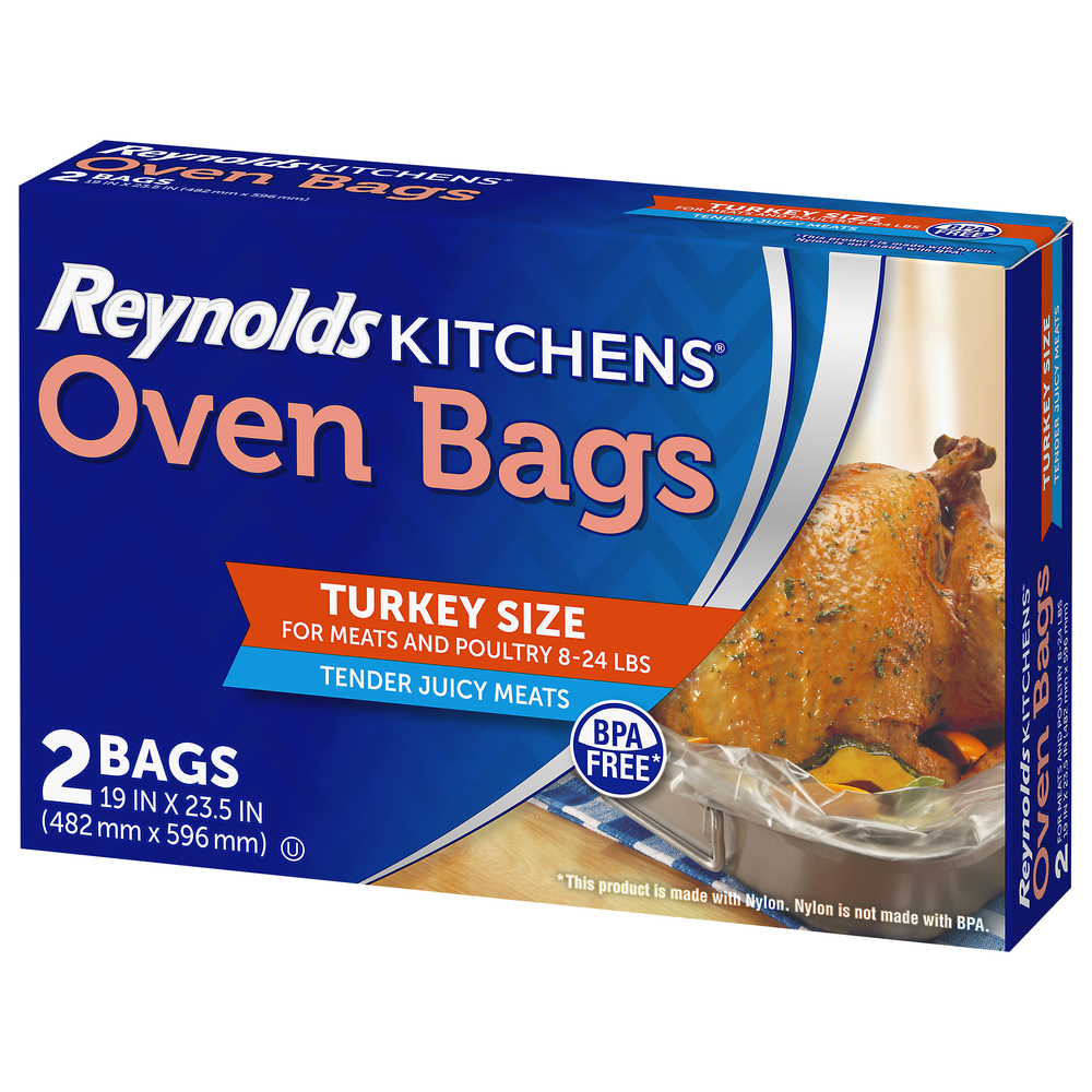 Reynolds Kitchens Oven Bags, Turkey SizeFrontRightElevated
