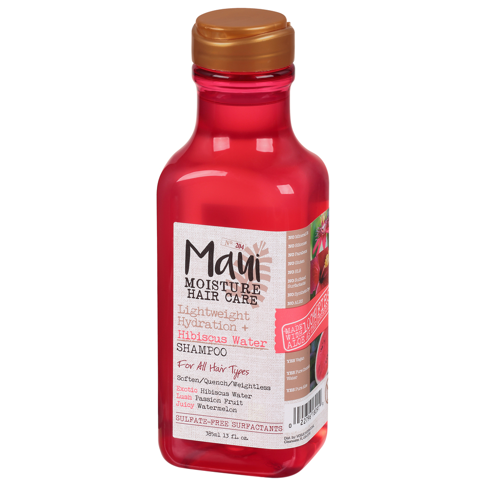 Maui Moisture Shampoo, Hibiscus Water, Lightweight Hydration