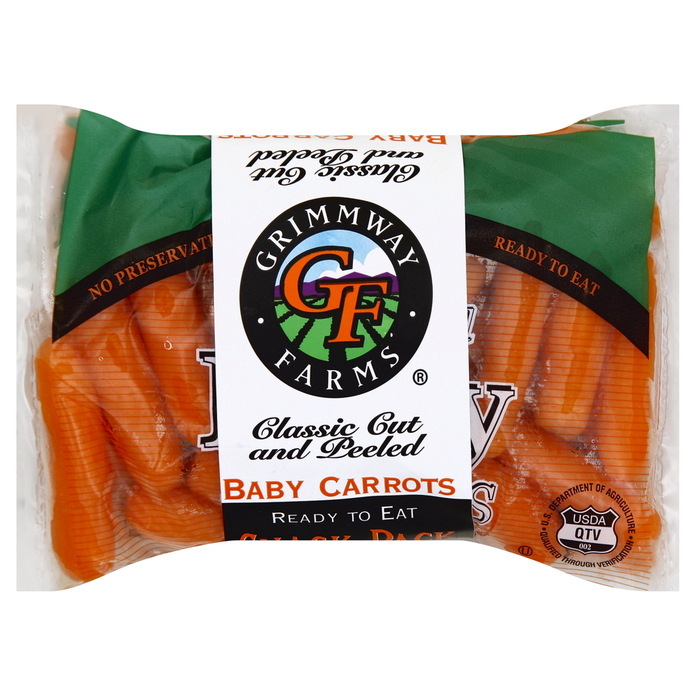 Grimmway Farms Carrots, Baby, Snack