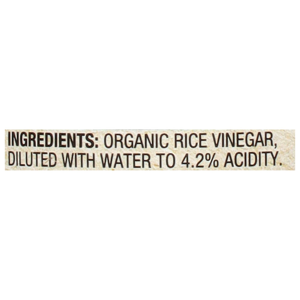 Nakano Rice Vinegar, Organic, NaturalIngredients