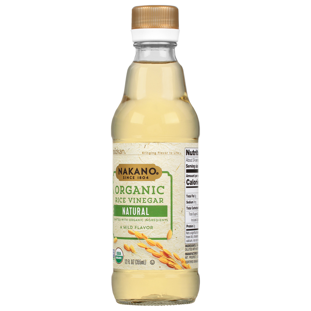 Nakano Rice Vinegar, Organic, NaturalFrontRightElevated