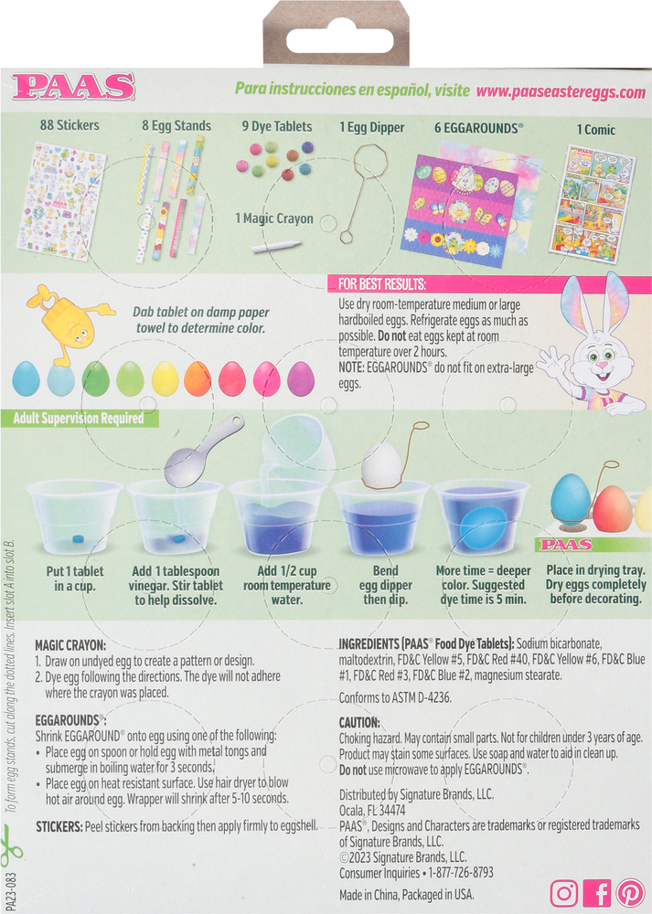 Paas Egg Decorating Kit, Deluxe