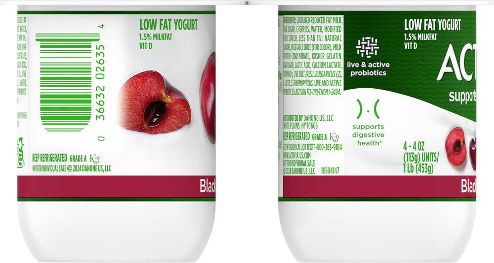 Activia Yogurt Low Fat Black Cherry Planogram Left Activia Yogurt Low Fat Black Cherry Planogram Left