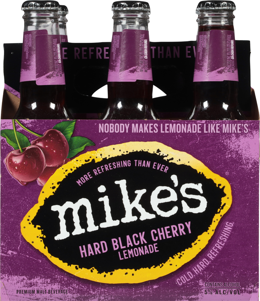 Mike's Malt Beverage, Premium, Hard Black Cherry Lemonade