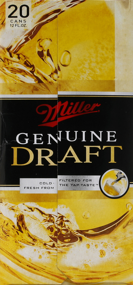 Miller Genuine Draft Beer