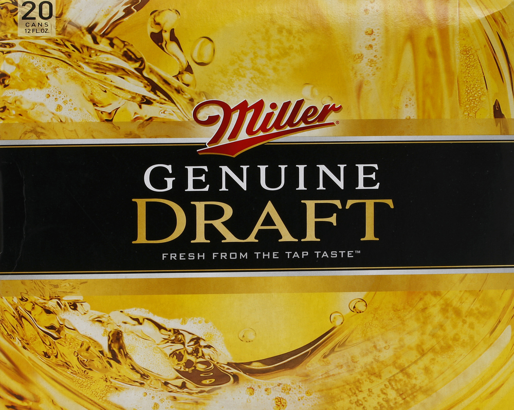 Miller Genuine Draft Beer