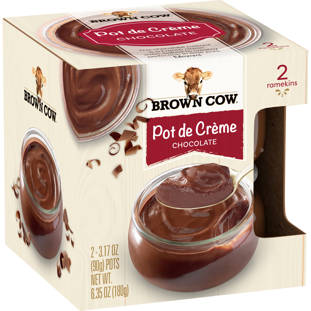 Brown Cow Chocolate Pot de Crème