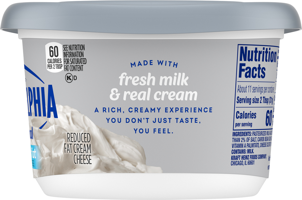 Philadelphia Cream Cheese, Reduced Fat, OriginalPlanogramRight