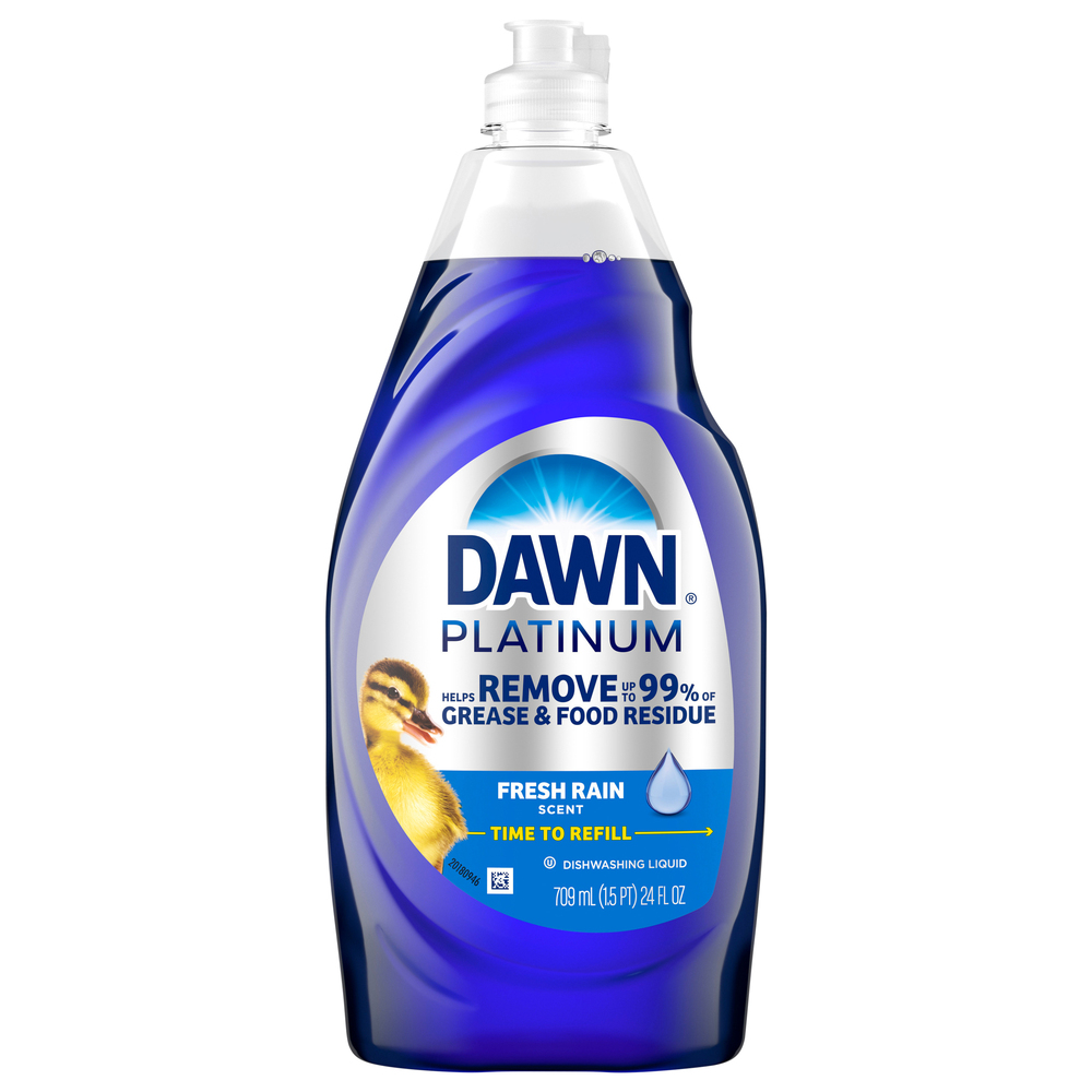 Dawn Platinum Dishwashing Liquid, Fresh Rain Scent-Main