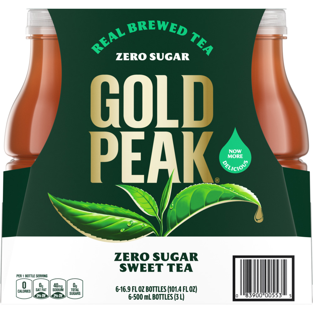 Golden Ice Tea Gold Peak Zero Sugar Sweet Tea Bottles-Main