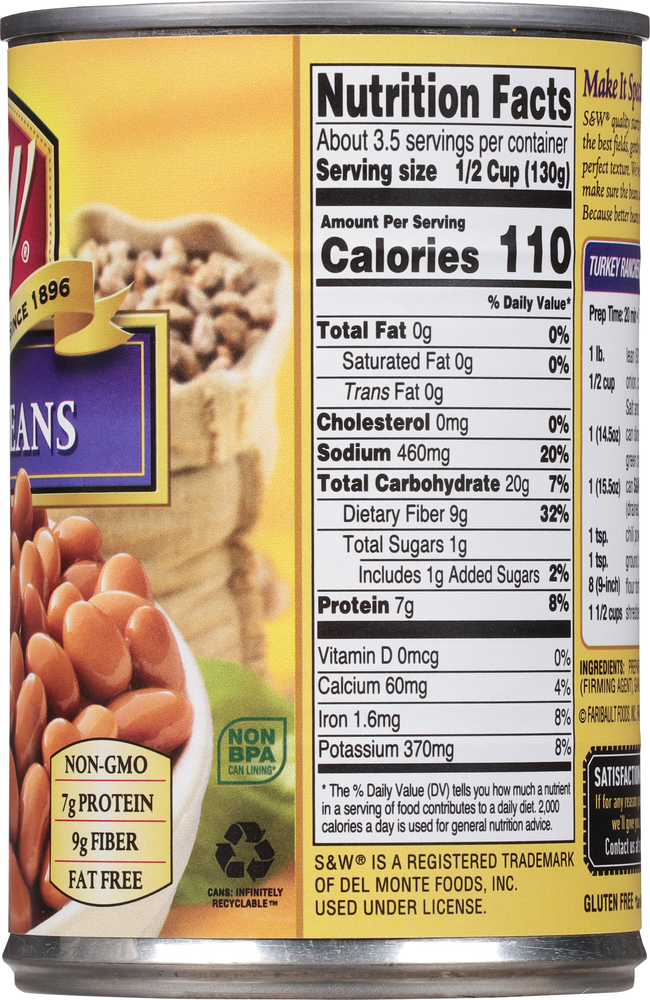 S&W Pinto BeansPlanogramRight