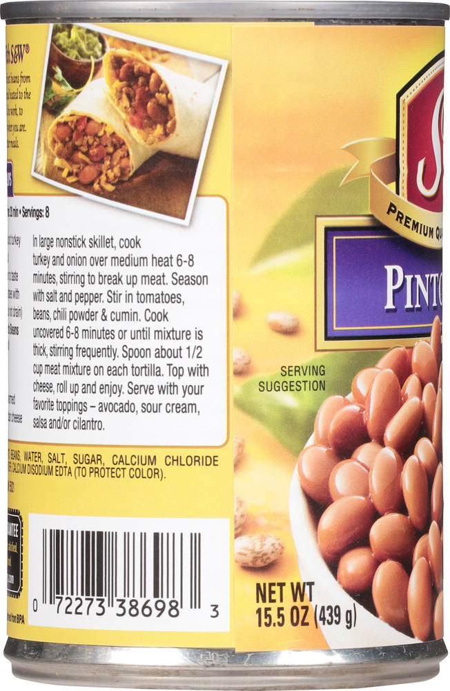 S&W Pinto BeansPlanogramLeft