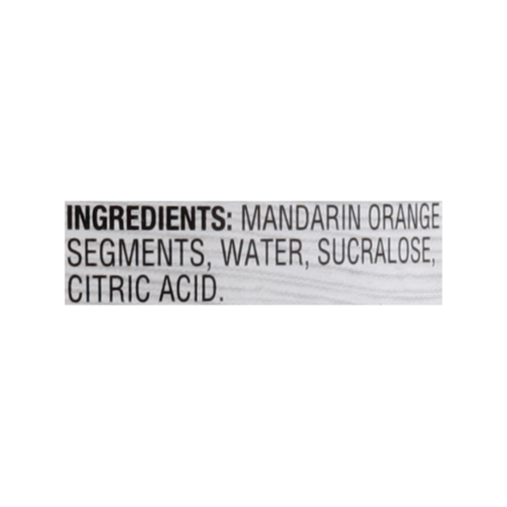 Raley's Mandarin Oranges in WaterIngredients