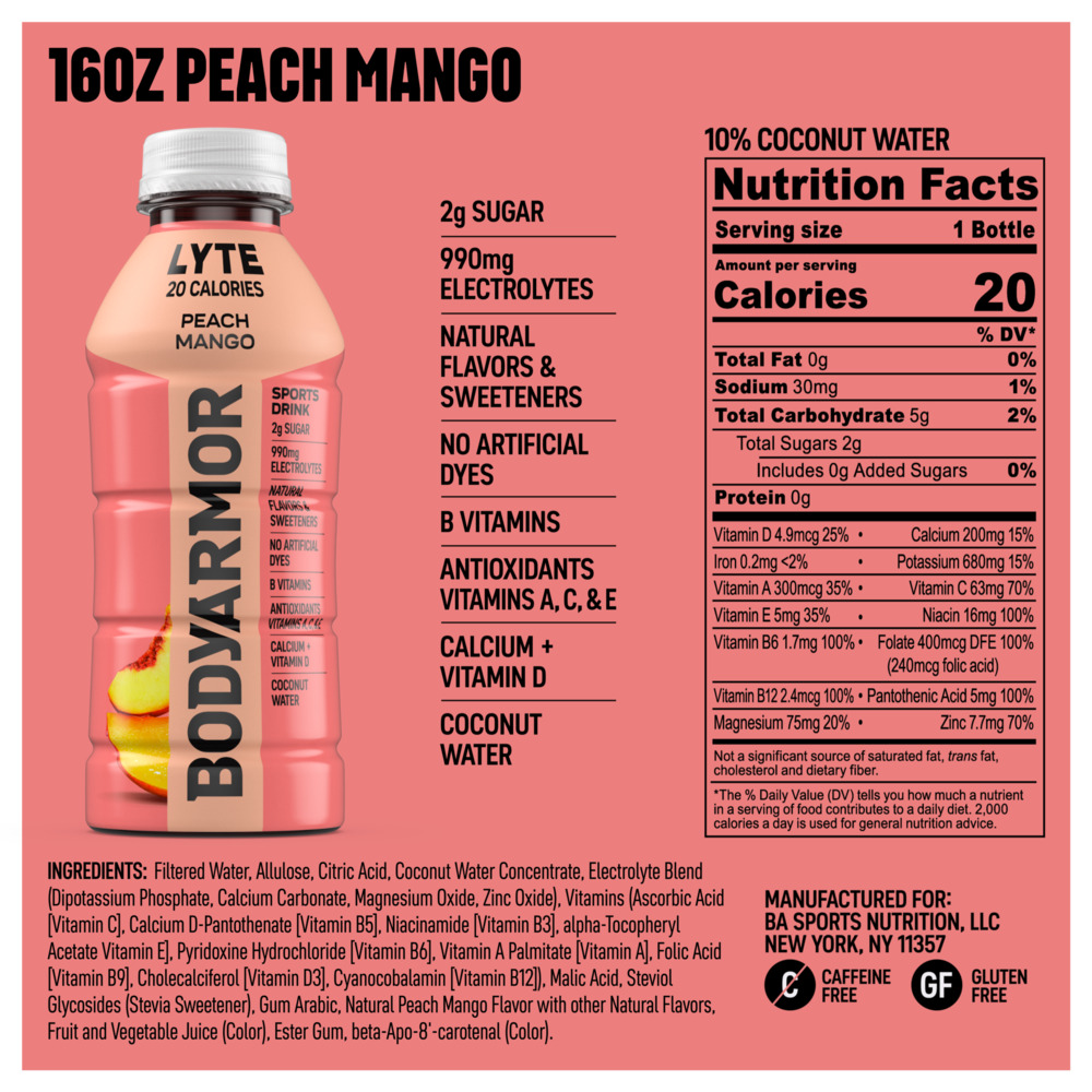 bodyarmor-lyte-superdrink-low-calorie-peach-mango-ingredients