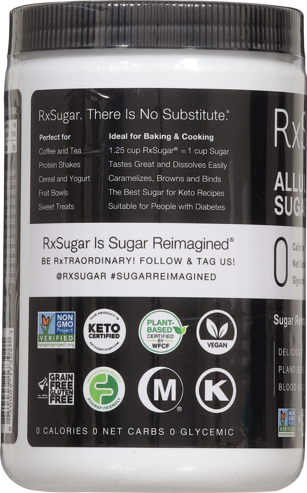 RxSugar Sugar Reimagined Allulose Sugar