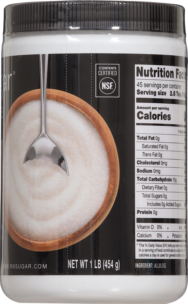 RxSugar Sugar Reimagined Allulose Sugar