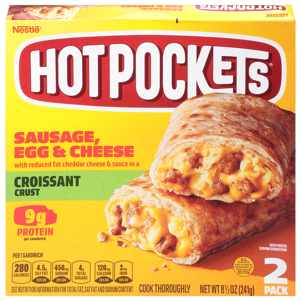 Hot Pockets Hot Ones™ Smokey Green Chili Cheesesteak, 2 ct / 9 oz