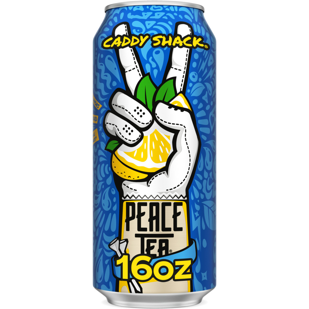 Peace Tea Caddy Shack, Iced Tea With Natural Lemon Flavor