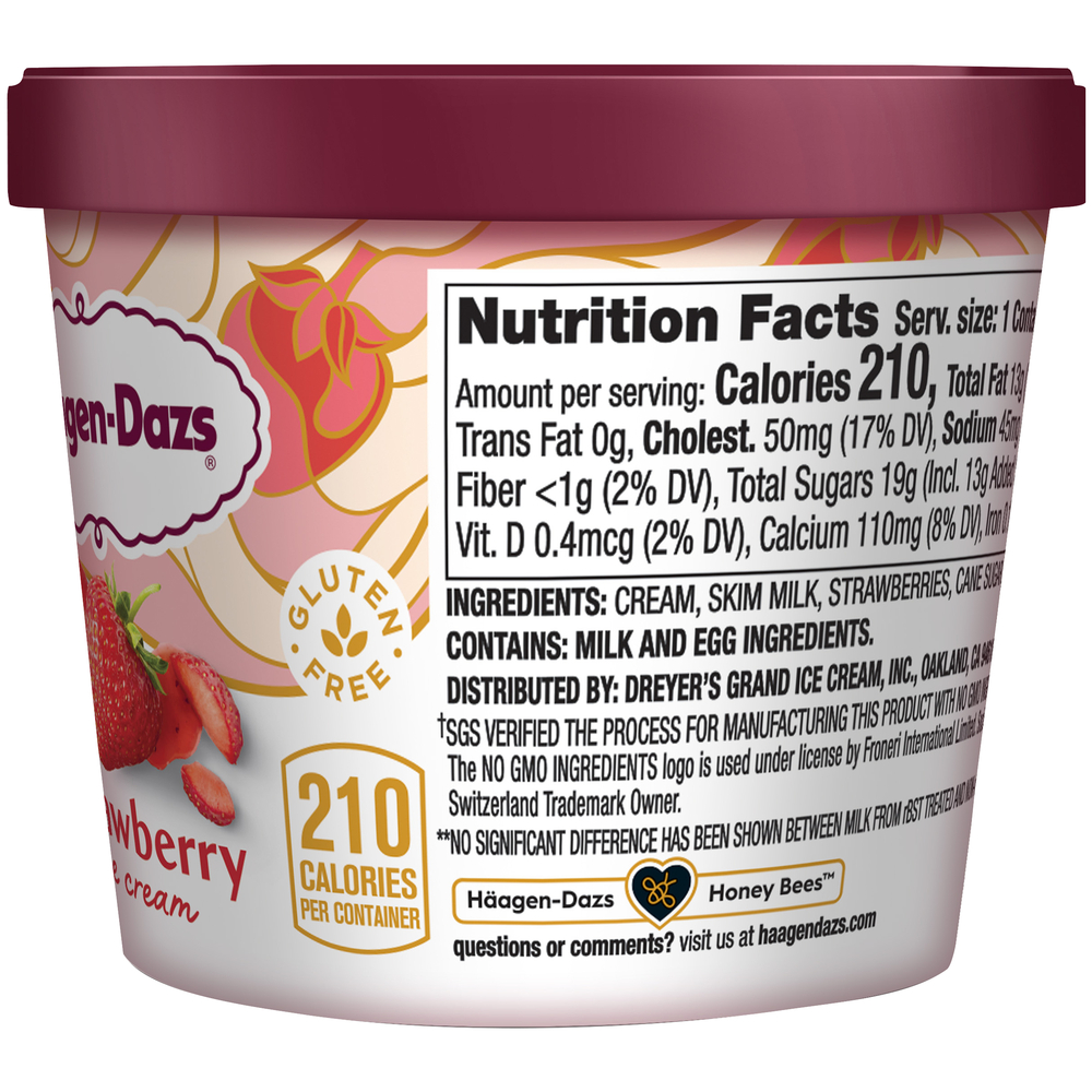 Haagen Dazs Strawberry Ice Cream-Planogram-Right