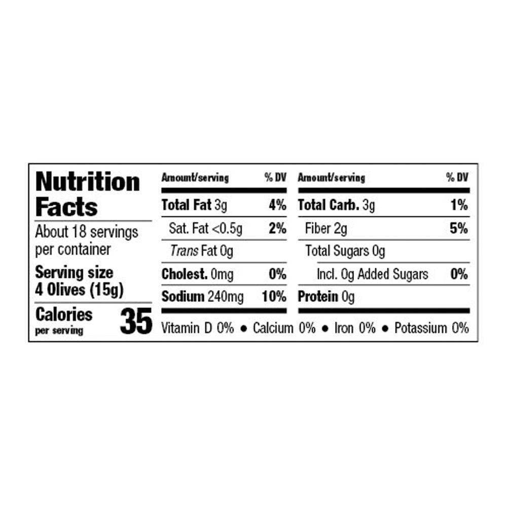 Mezzetta Olives, Kalamata, Pitted, GreekNutritionFacts
