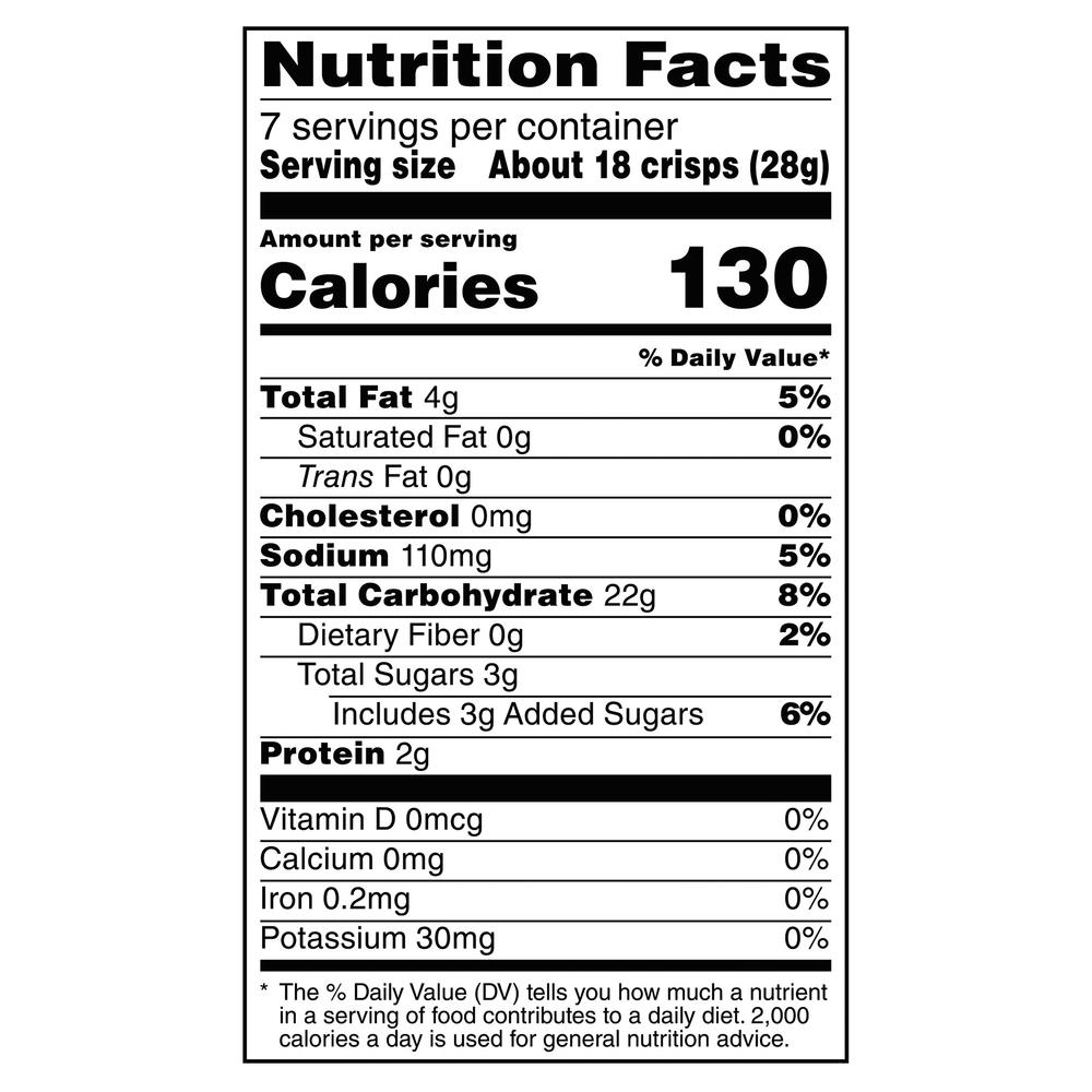 PopCorners PoppedCorn Snacks, Kettle Corn, Sweet & SaltyNutritionFacts