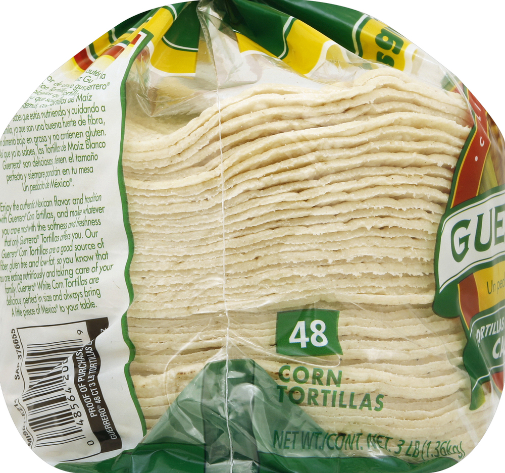 Guerrero Tortillas, CornPlanogramLeft