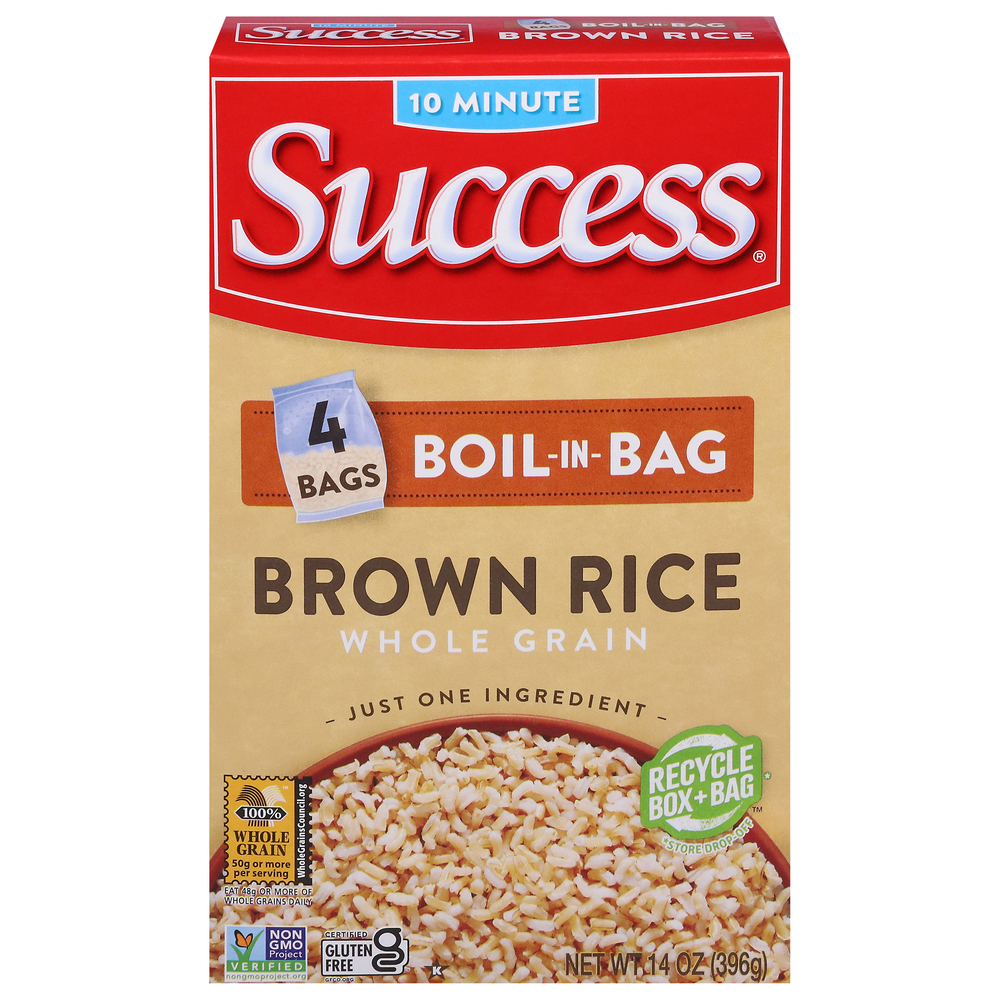 Success Brown Rice, Whole Grain, Boil-in-Bag-Main