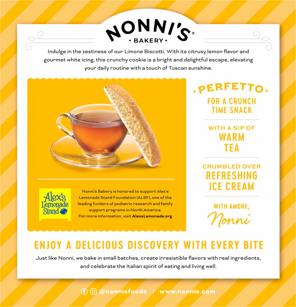 Nonni's Limone Biscotti