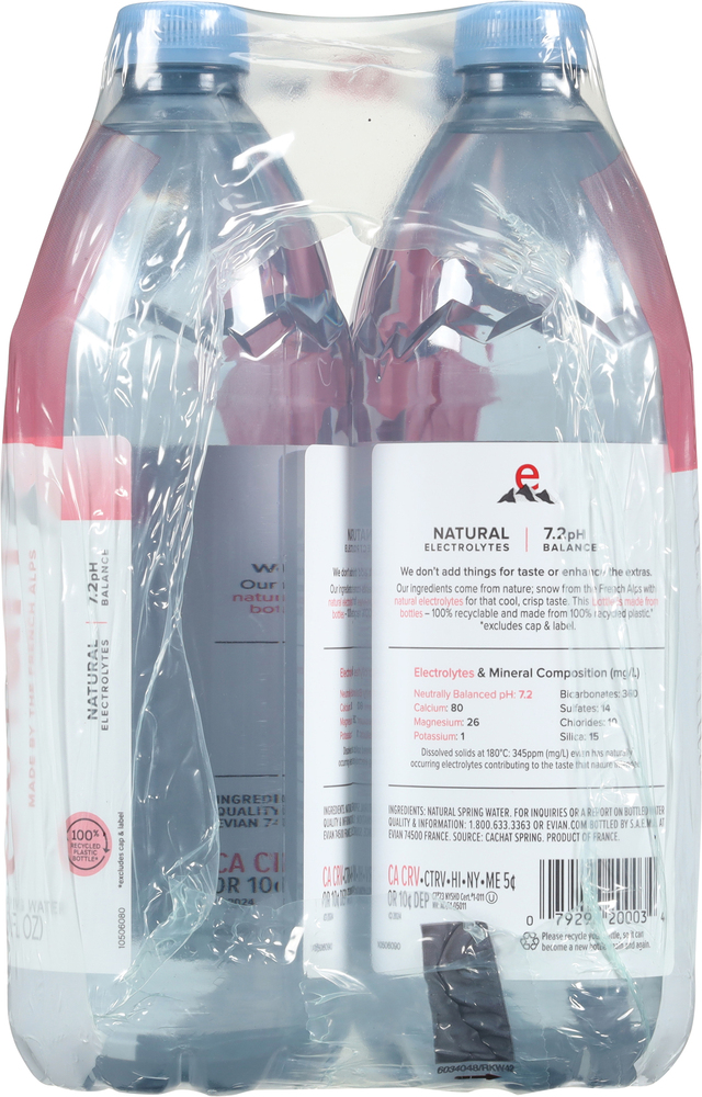 evianページ Evian Natural Spring Water