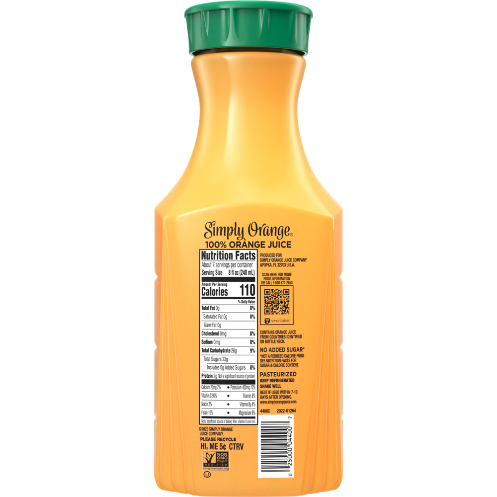Simply Orange Juice High Pulp