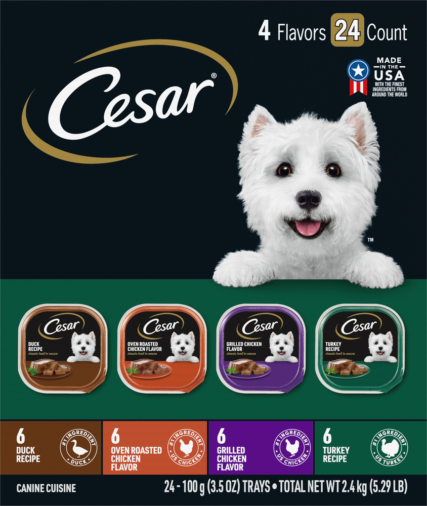 Cesar canine cuisine outlet