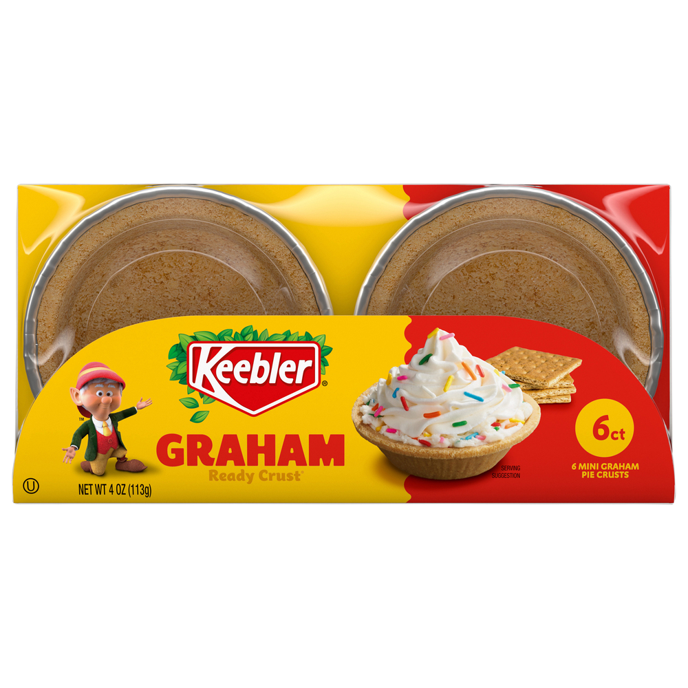 Keebler Ready Crust Pie Crust, Graham, MiniMain
