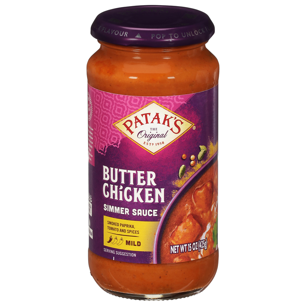 Patak's Mild Butter Chicken Simmer Sauce-Main