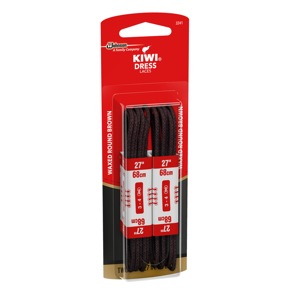 Kiwi waxed dress laces cheap