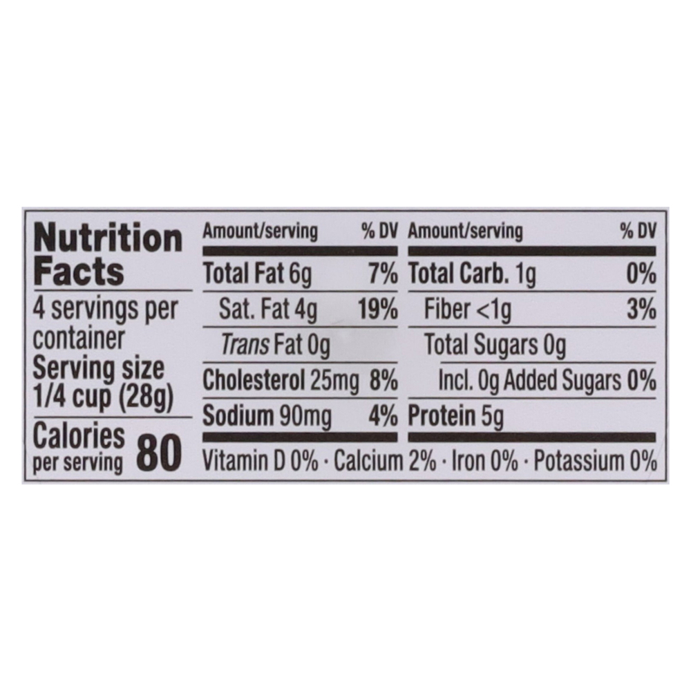 Montchevre Goat Cheese, Plain, CrumblesNutritionFacts