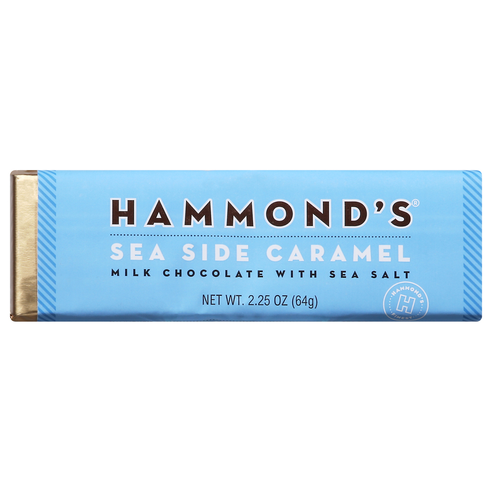Hammond's Milk Chocolate, with Sea Salt, Sea Side Caramel