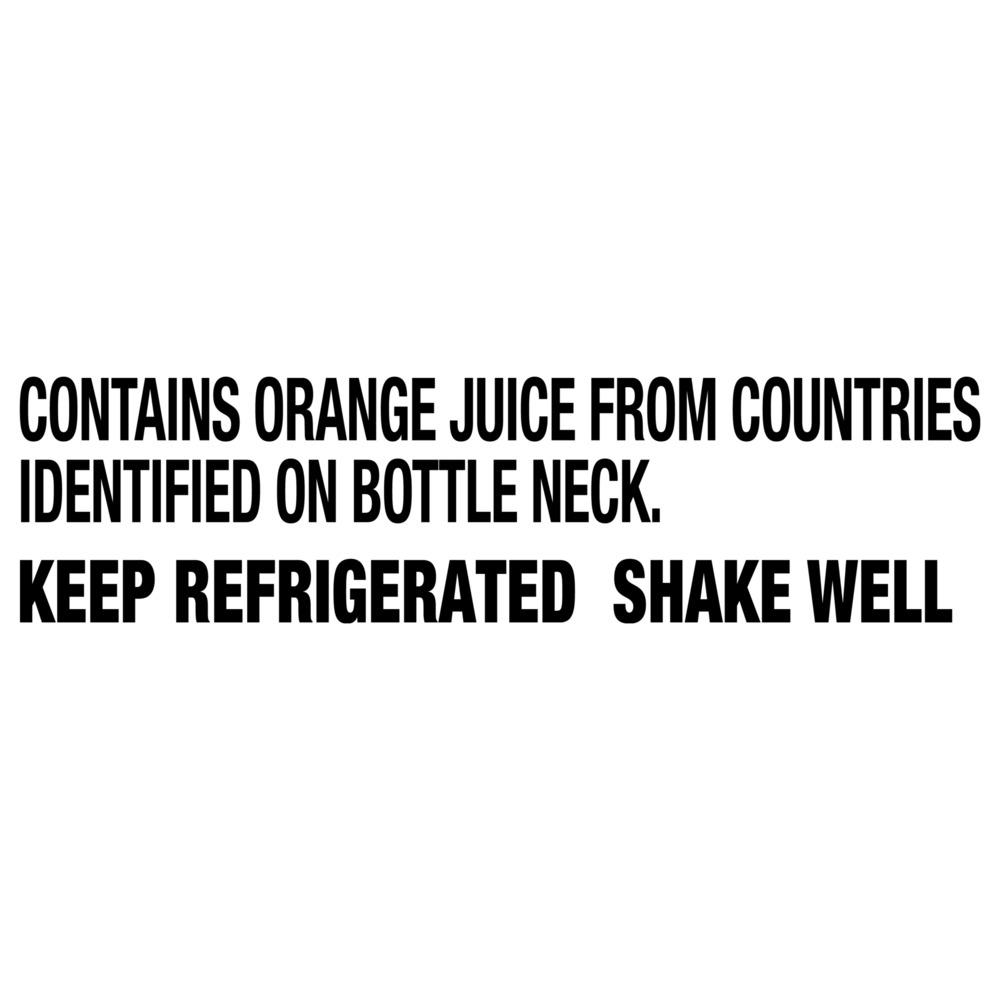 Simply Orange Juice, Pulp Free, MiniIngredients