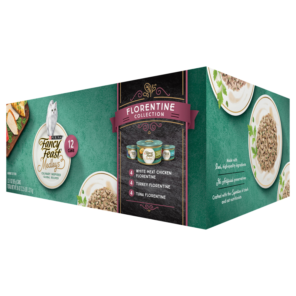 Fancy Feast Medleys Cat Food Gourmet Florentine Collection