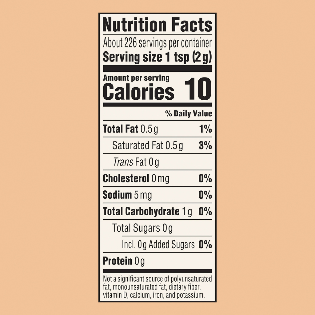 CoffeeMate Coffee Creamer, The OriginalNutritionFacts