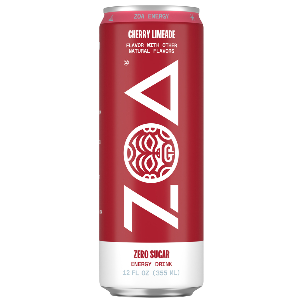 Zoa Energy Drink, Zero Sugar, Cherry Limeade