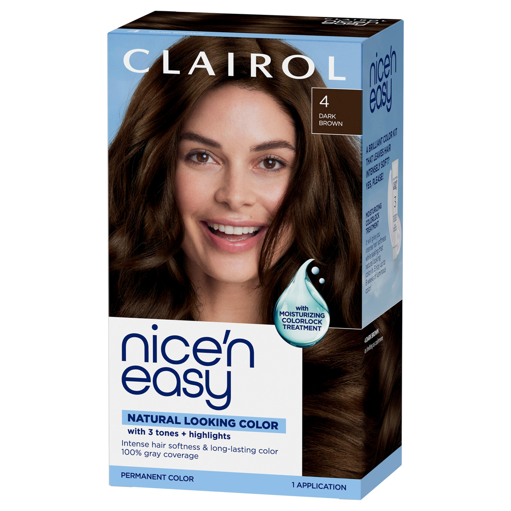 Nice'n Easy 4 Dark Brown Permanent Hair Color