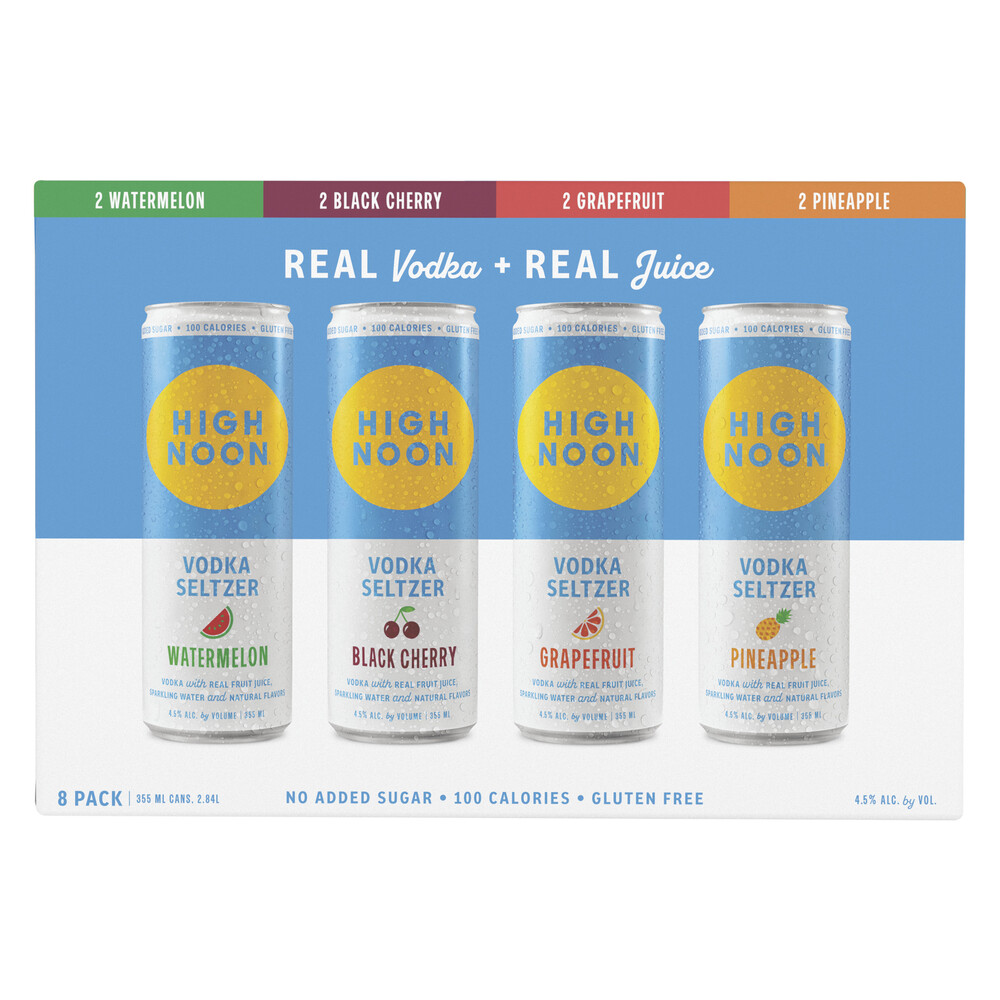 High Noon Vodka Hard Seltzer Variety 8 Pack