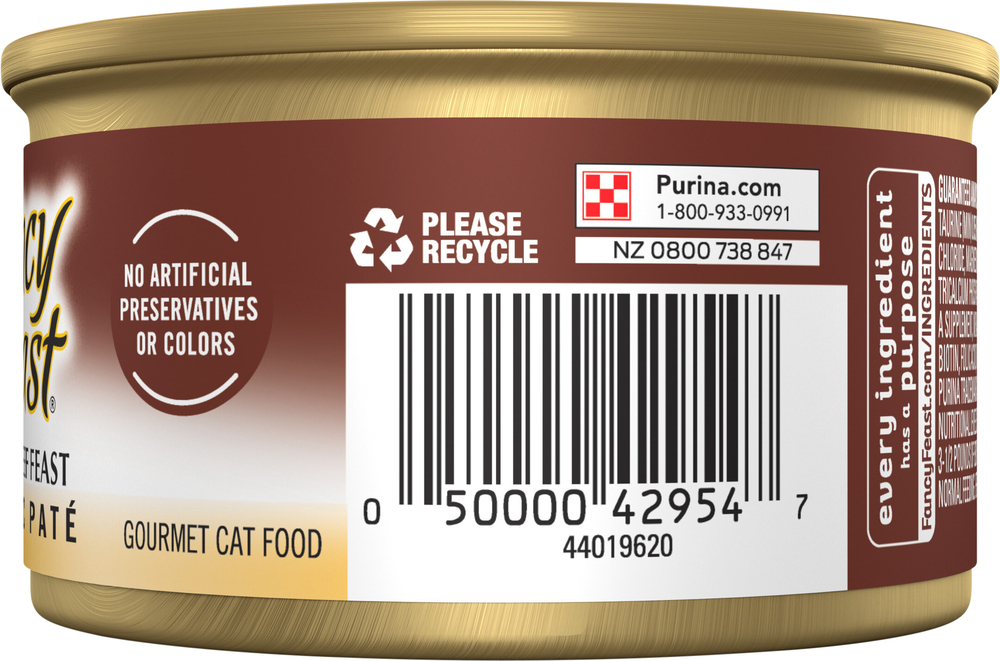 Fancy Feast Cat Food Gourmet Tender Beef Feast Classic Pate