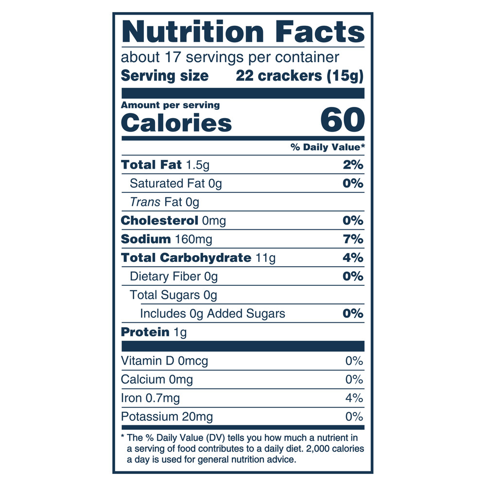 PREMIUM Premium Original Soup & Oyster Crackers, 9 ozNutritionFacts